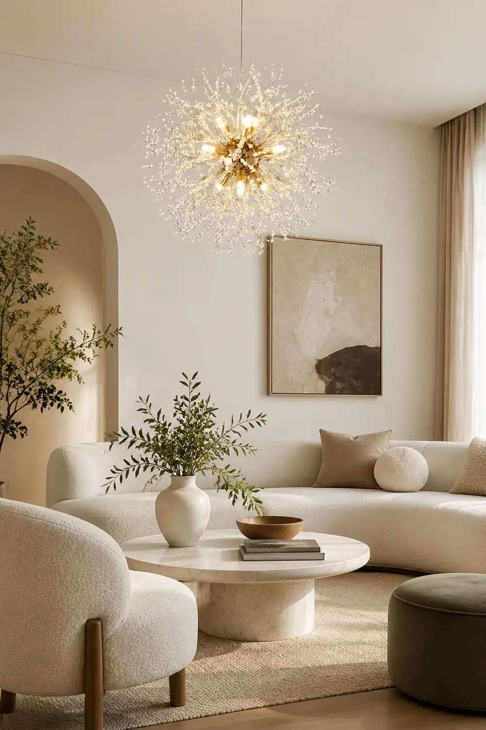 Crystal Dandelion Chandelier - Lumpaz