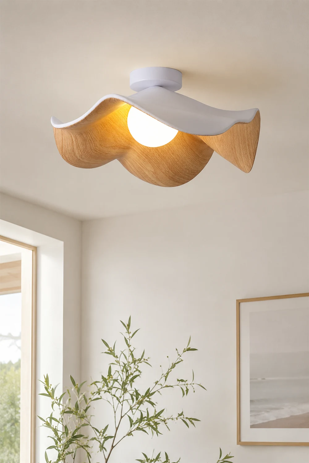 Lotus Leaf Ceiling Lamp - Lumpaz