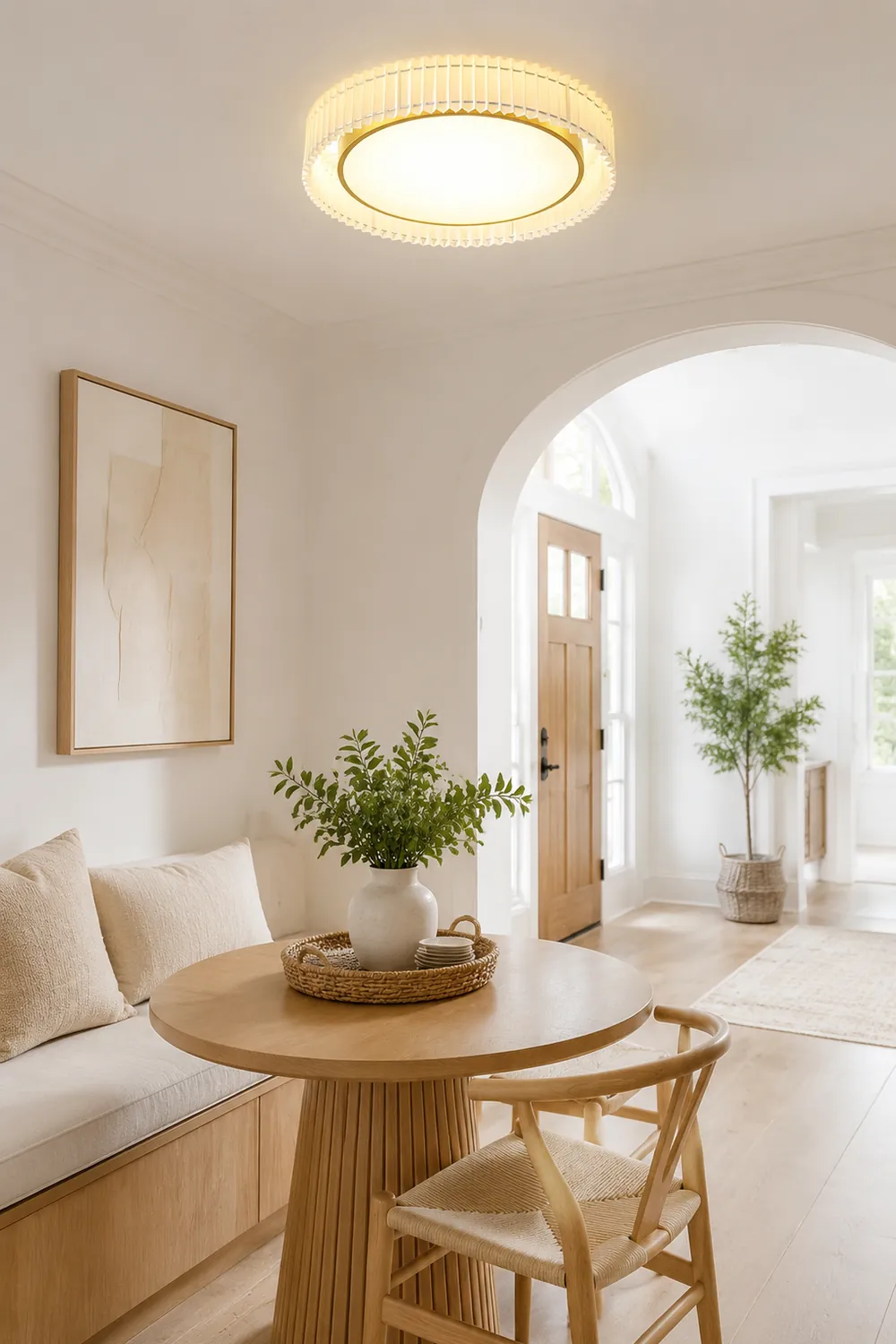 Round Pleated Ceiling Lamp - Lumpaz