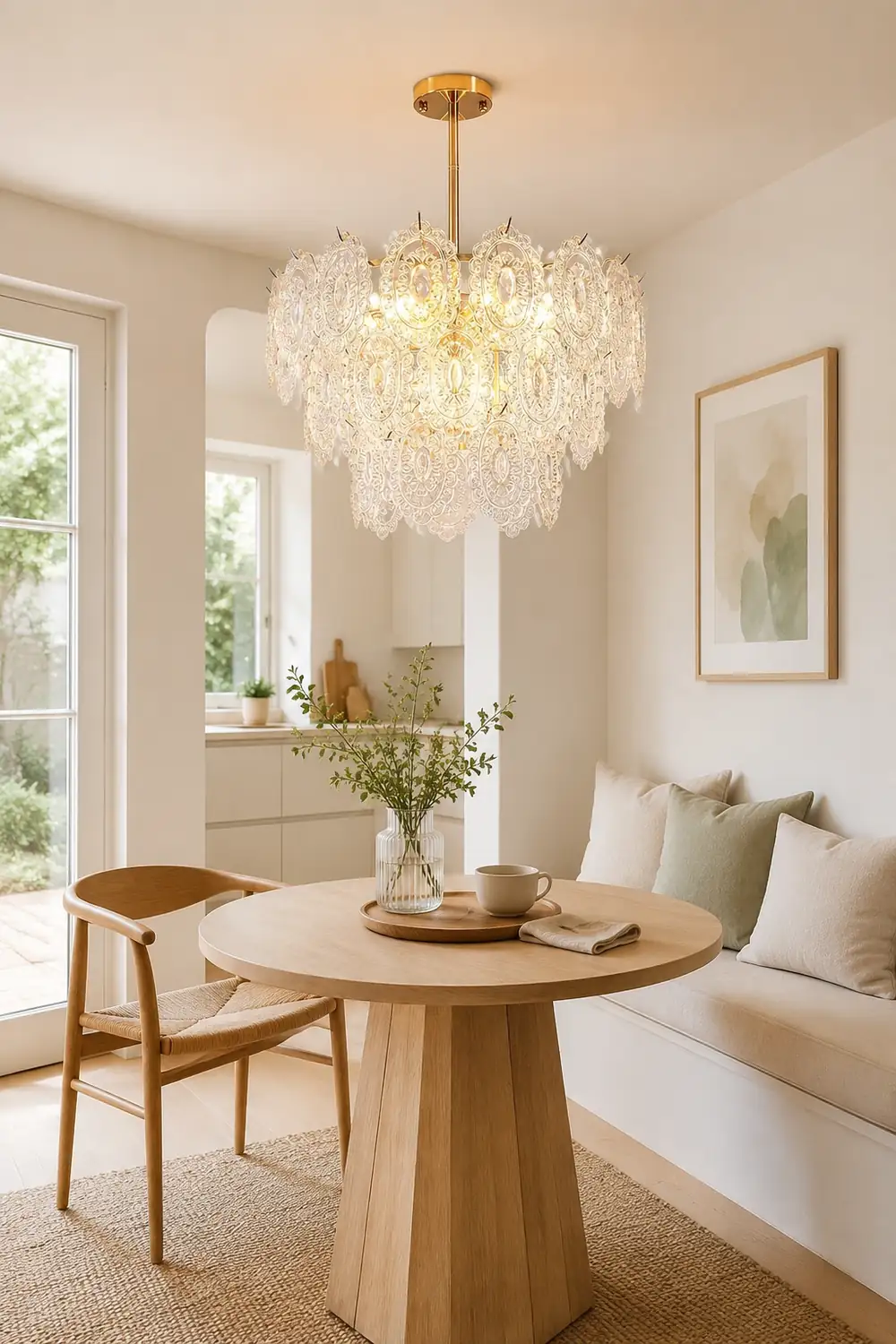 Wave Glass Chandelier - Lumpaz