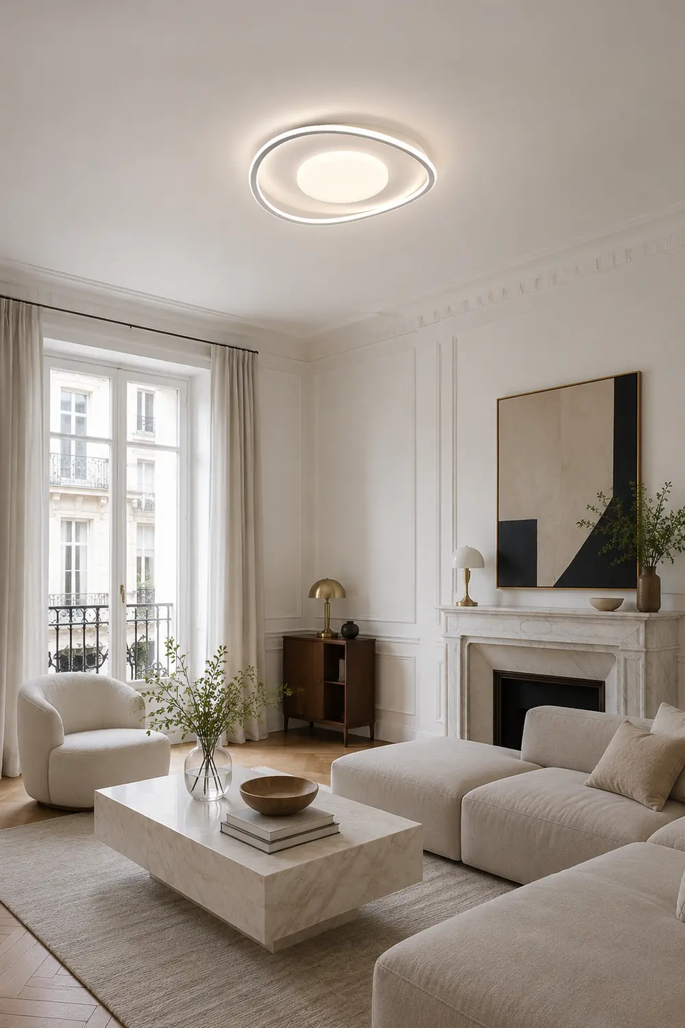 Minimalist Geometry LED Ceiling Light - Lumpaz