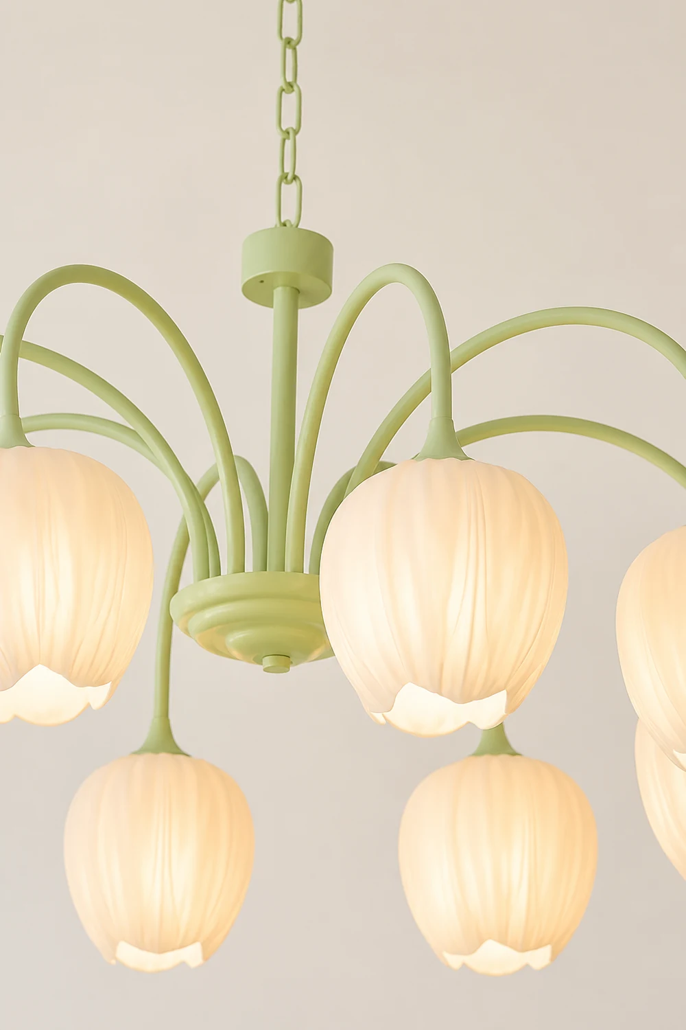 Tulip Matcha Chandelier - Lumpaz