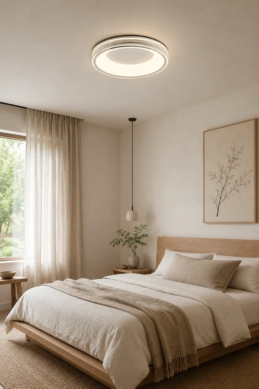 Round Shape Flush Ceiling Light - Lumpaz