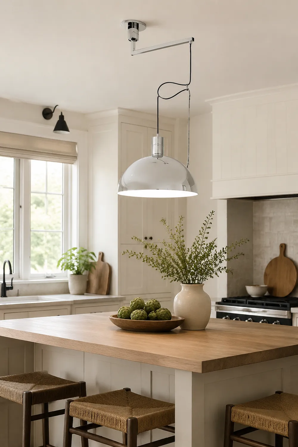 Swing Dome Pendant Light - Lumpaz