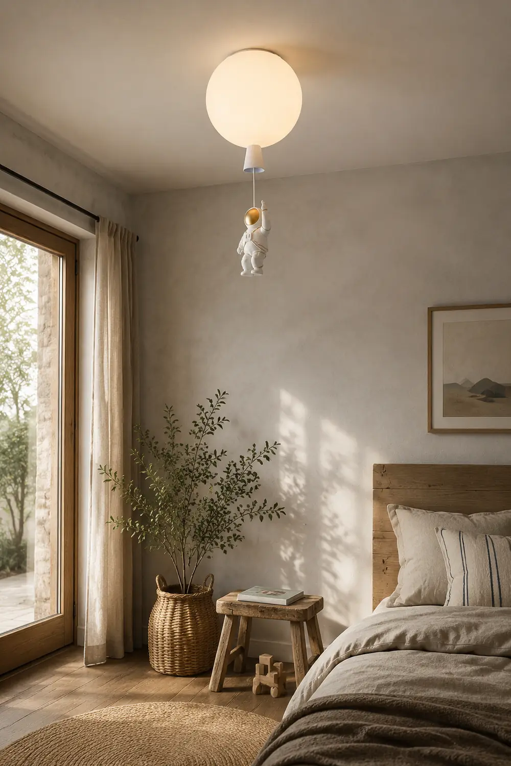 Frosted Balloon Ceiling Light - Lumpaz