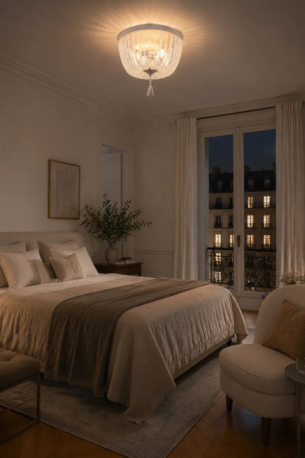Dauphine Crystal Ceiling Light - Lumpaz