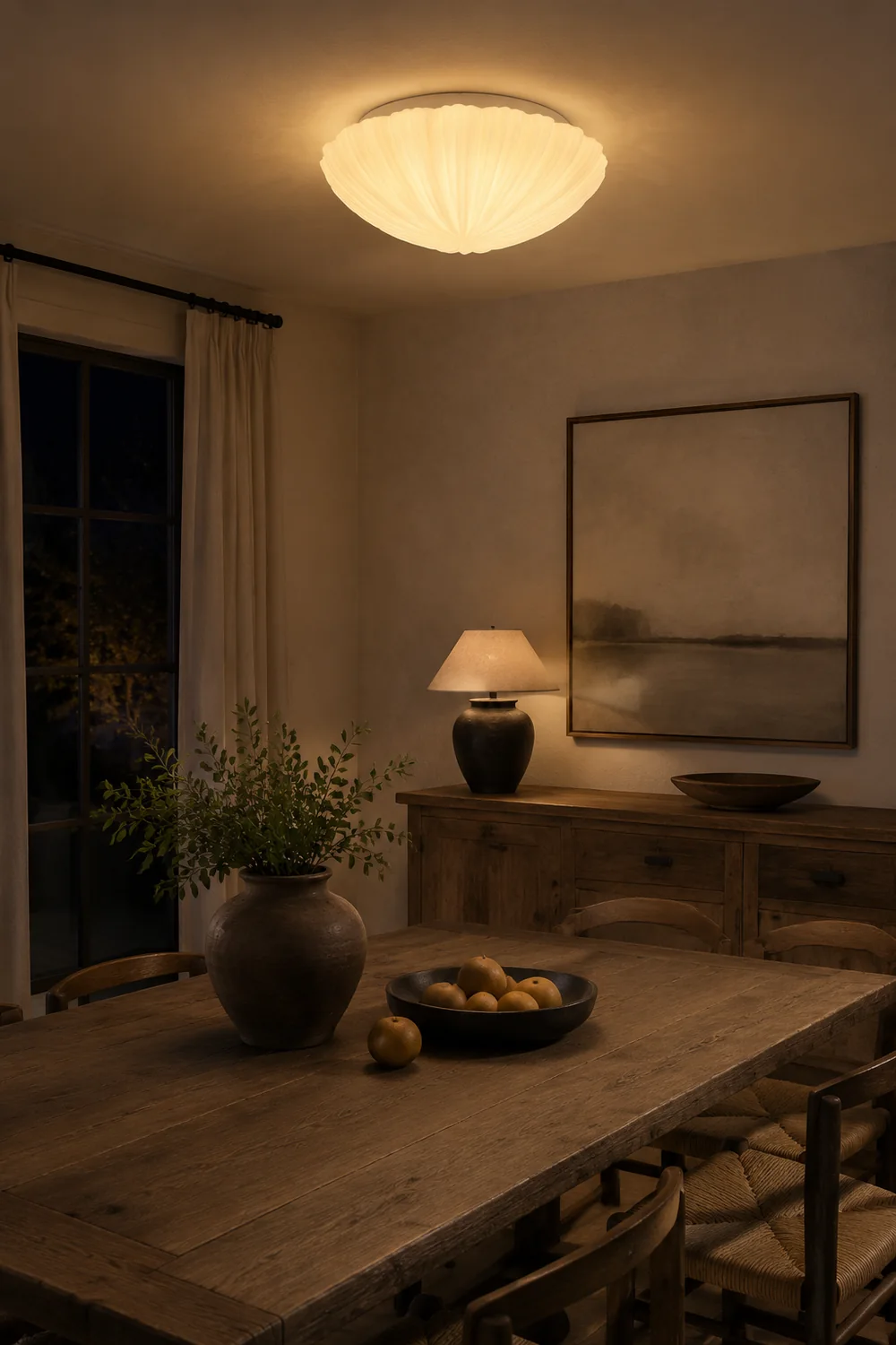 Devan Seashell Ceiling Lamp - Lumpaz