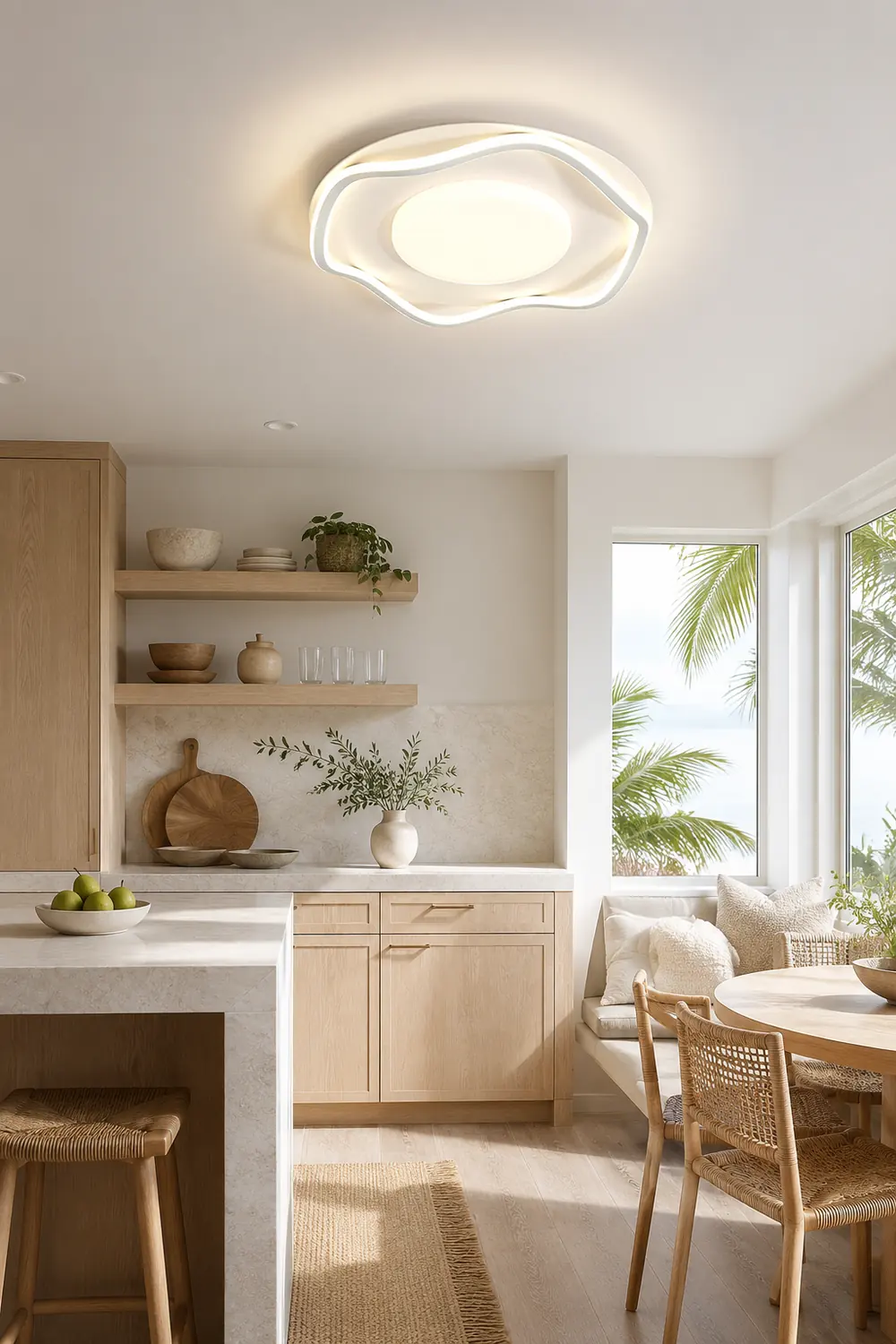Minimalist Cloud Shape Ceiling Lamp - Lumpaz