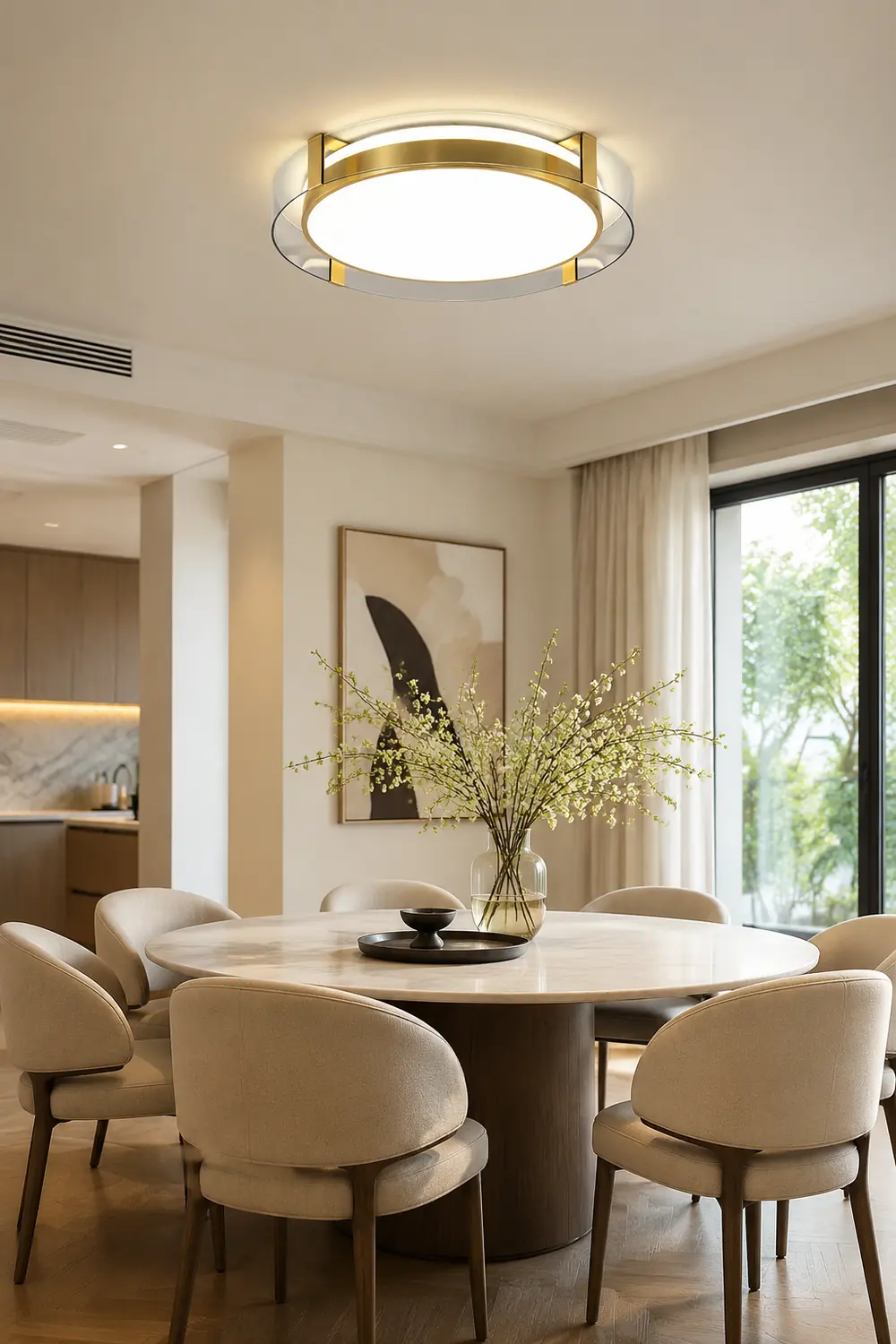 Round Low Profile Ceiling Light - Lumpaz