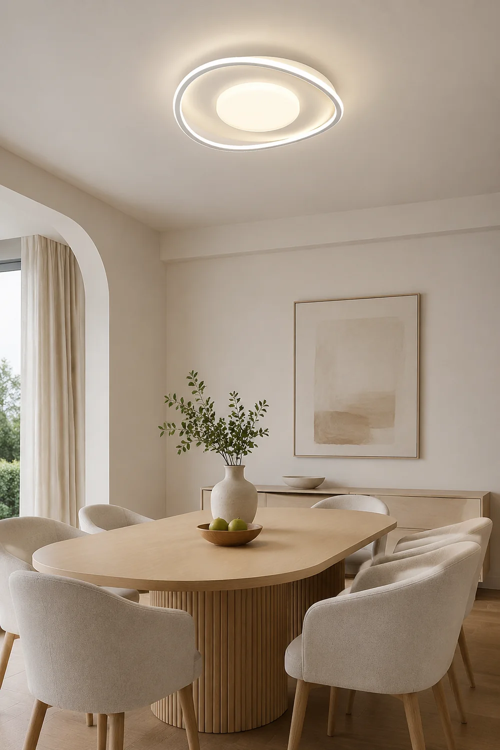 Minimalist Geometry LED Ceiling Light - Lumpaz