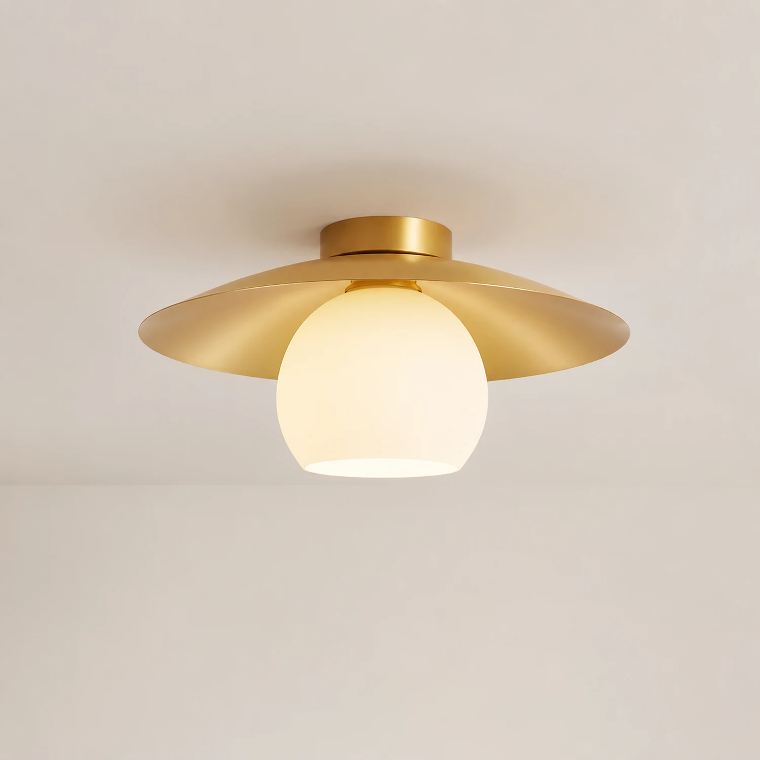 Brass Cap Ceiling Lamp - Lumpaz