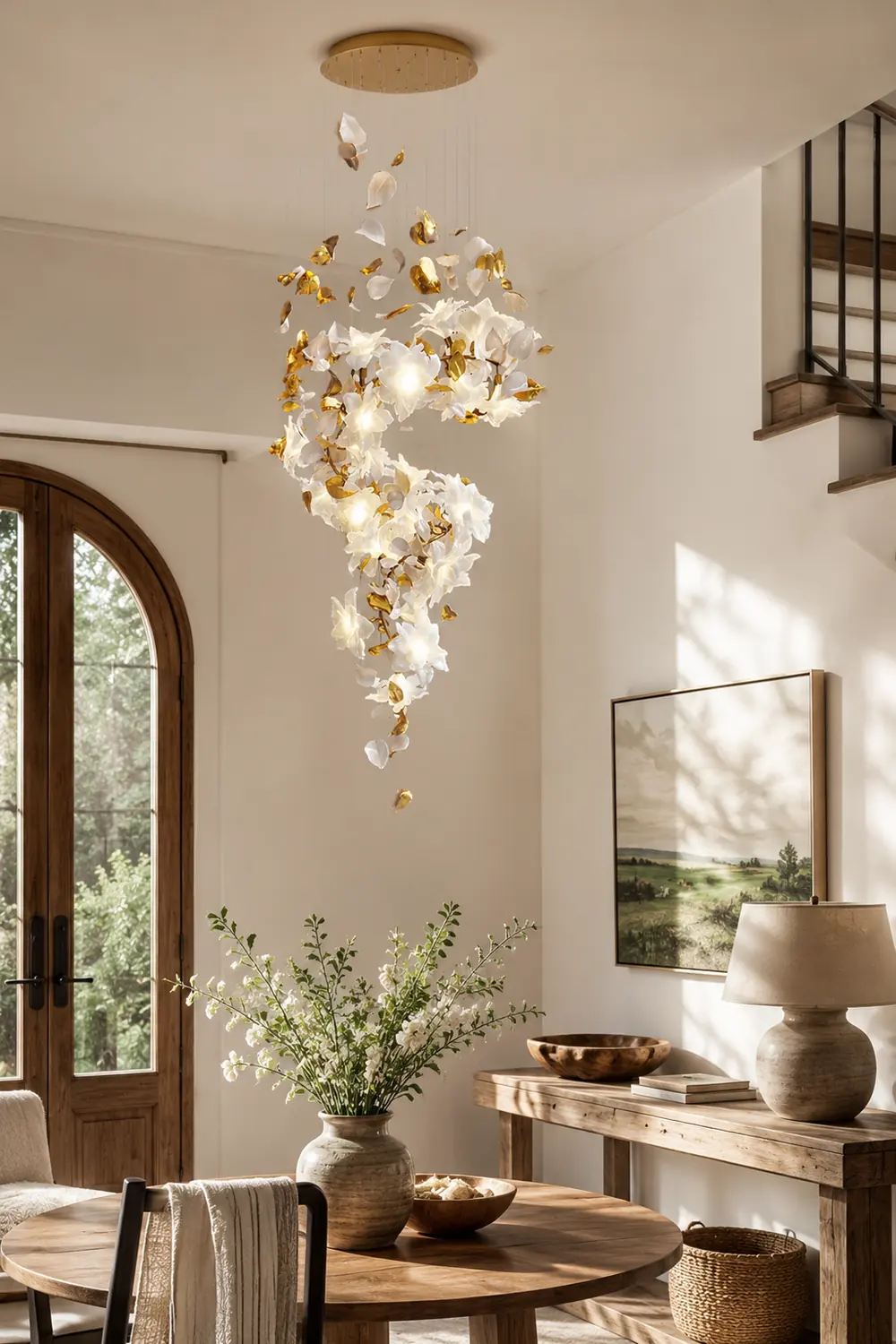 Flying Flowers Fluttering Chandelier - Lumpaz