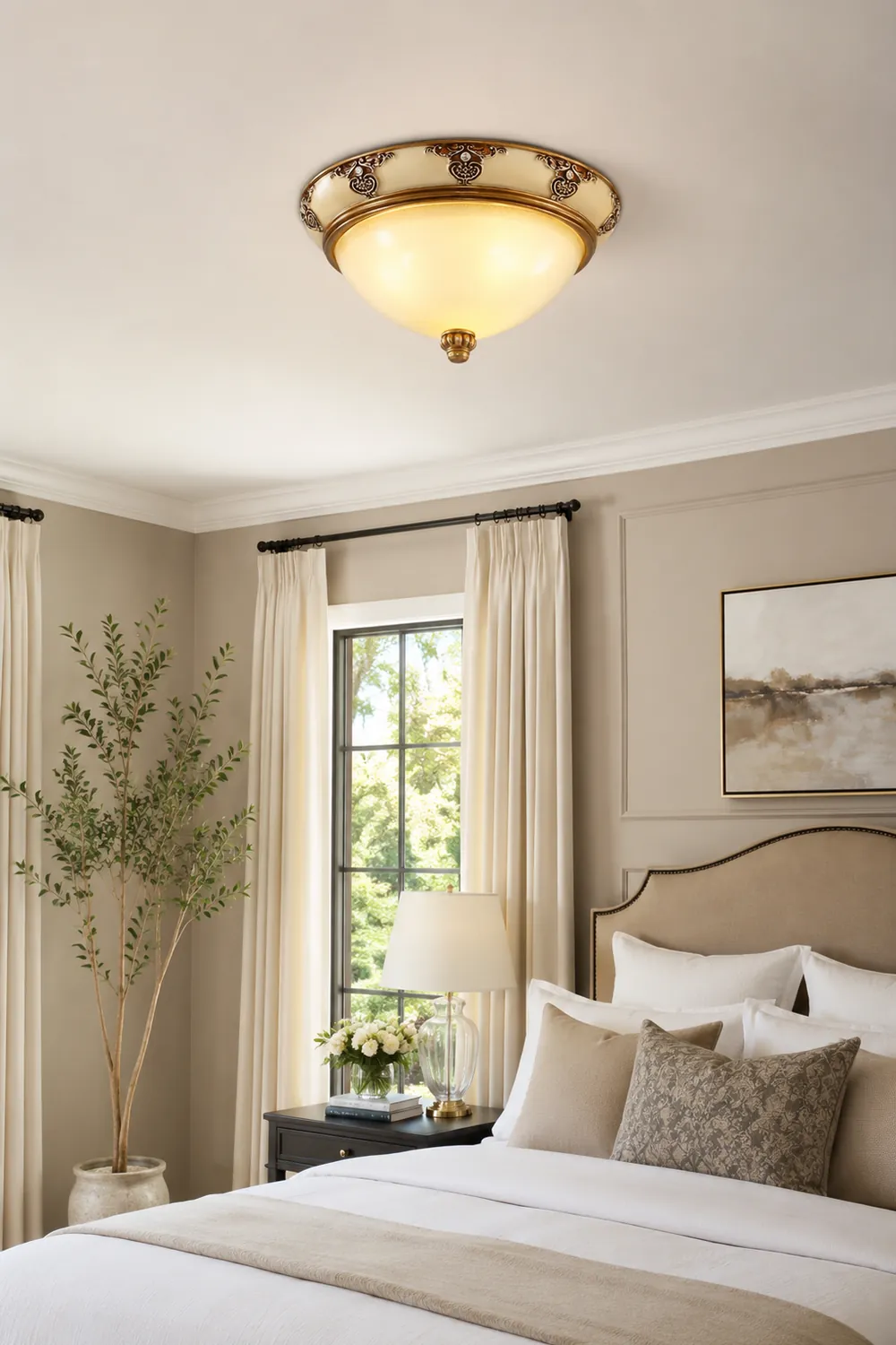 Brahm Flush Ceiling Light - Lumpaz