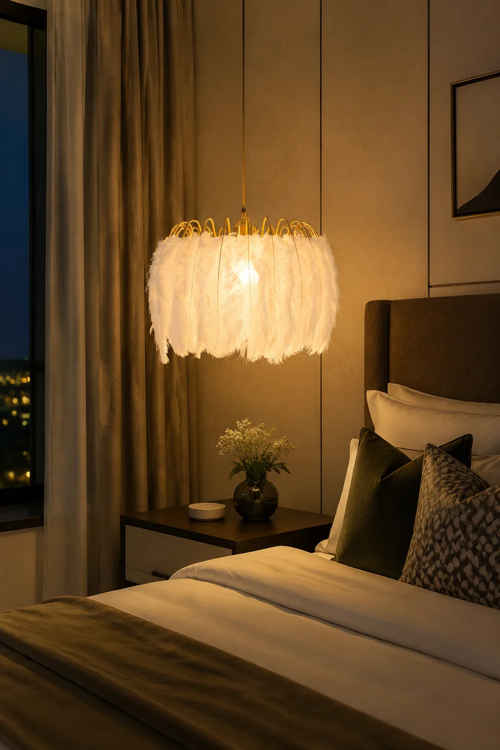 Feather Pendant Lamp - Lumpaz