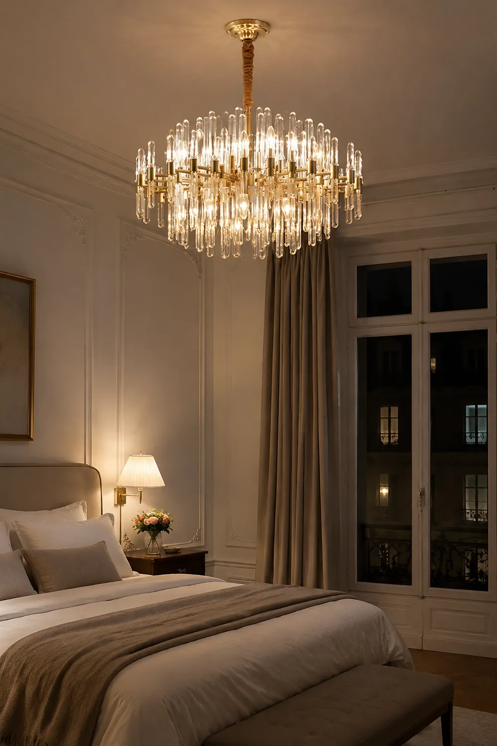 Vintage Antique Brass Chandelier - Lumpaz