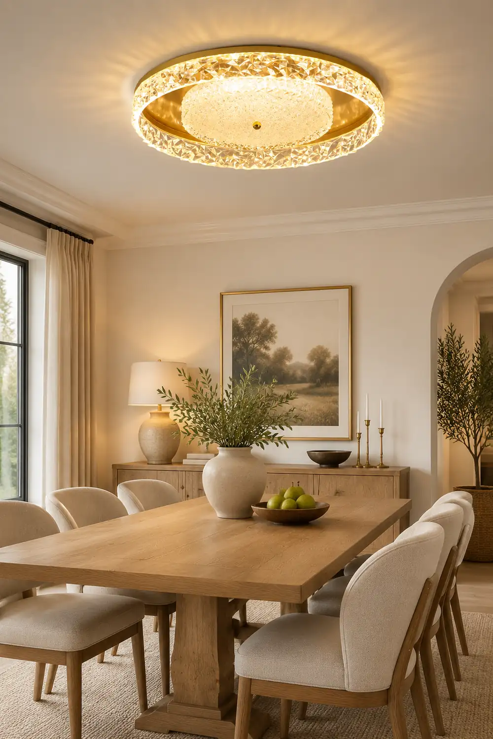 Crystal Embedded Ceiling lamp - Lumpaz