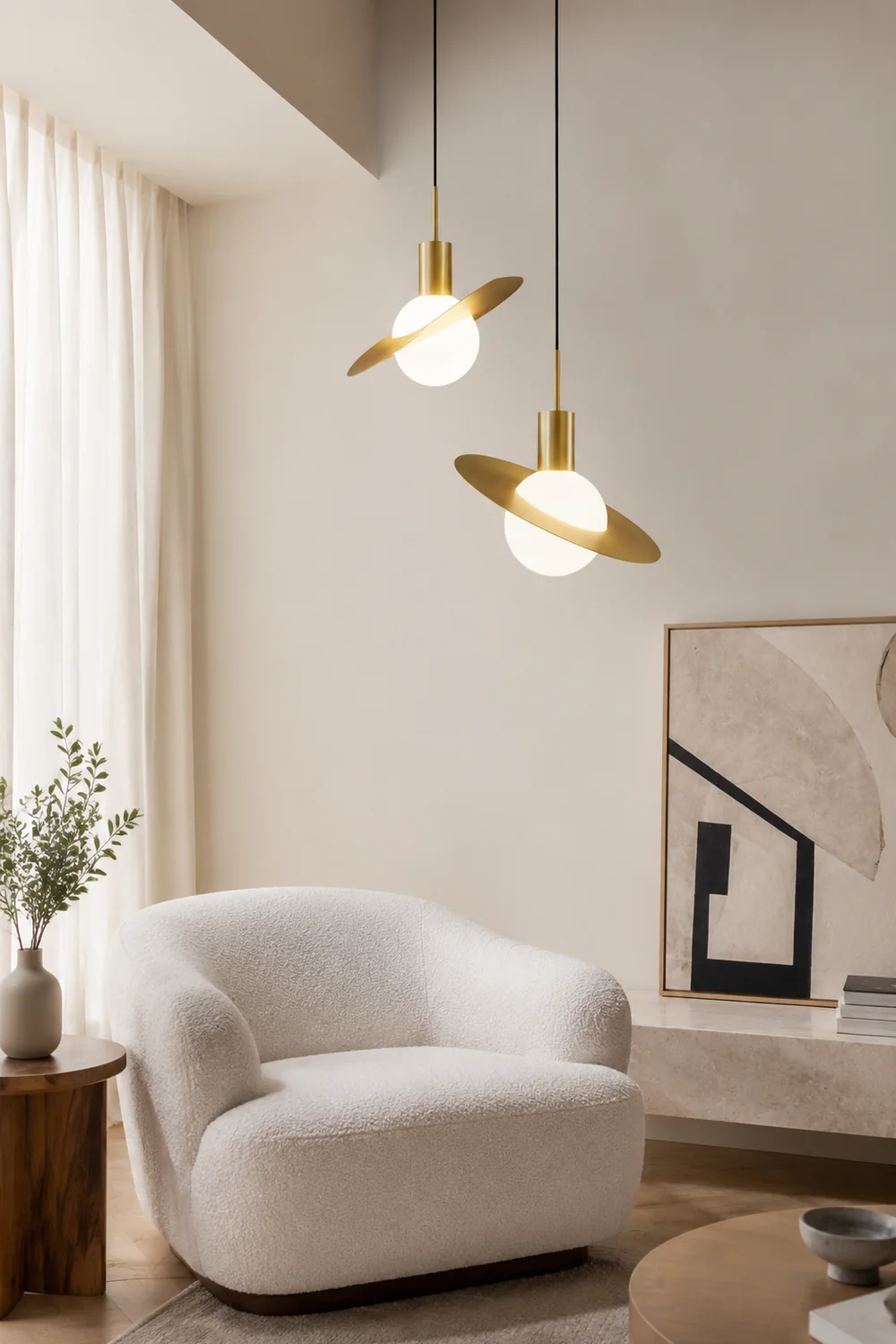 Saturne Suspensions Lamp - Lumpaz