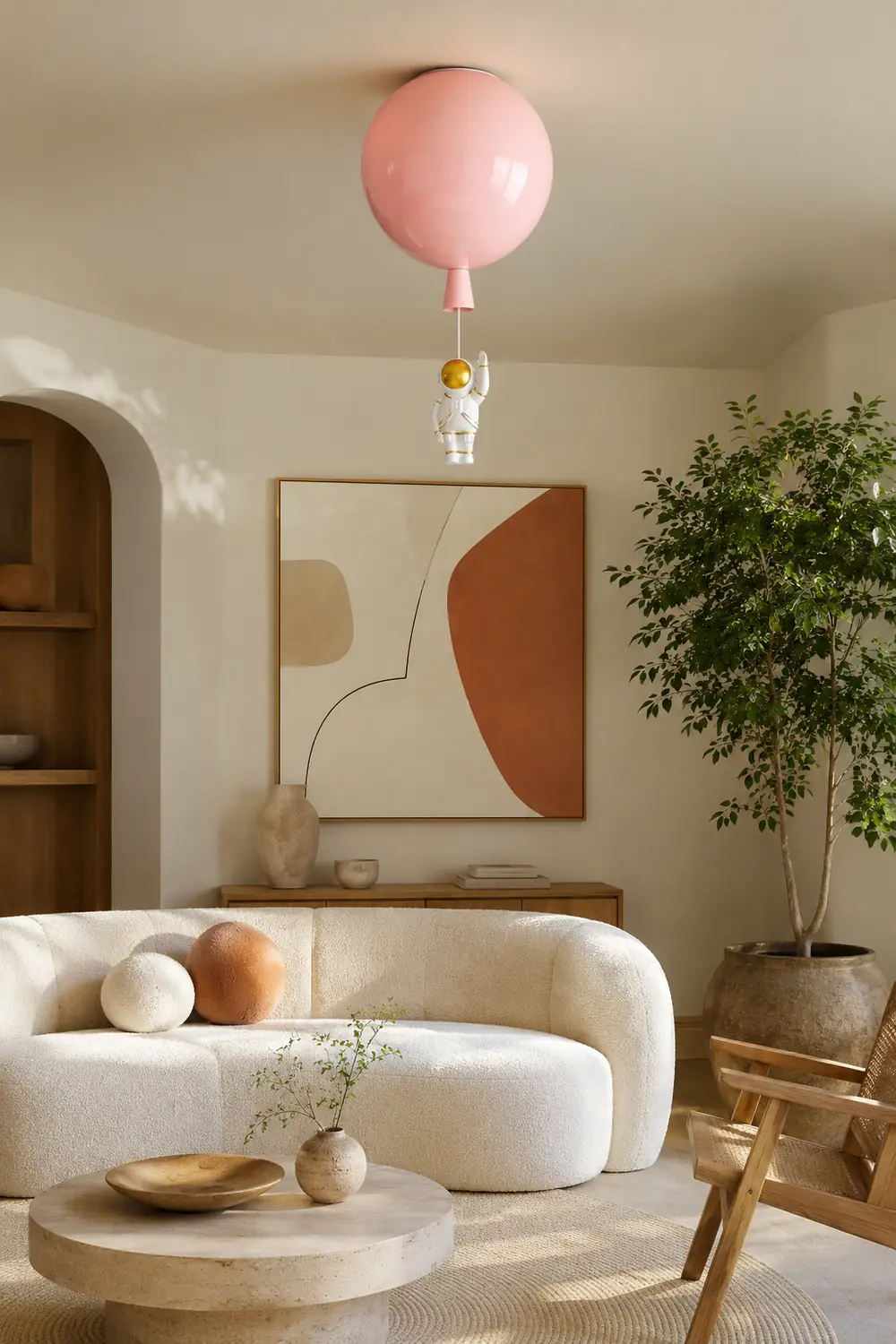 Balloon Glossy Ceiling Light - Lumpaz