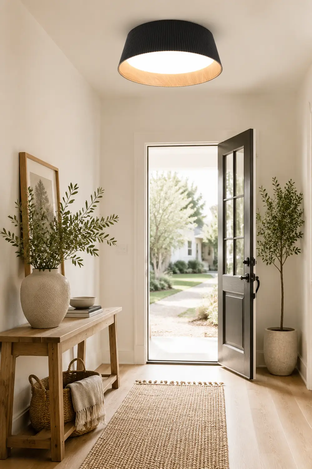 Modern Ribbed Ceiling Light - Lumpaz