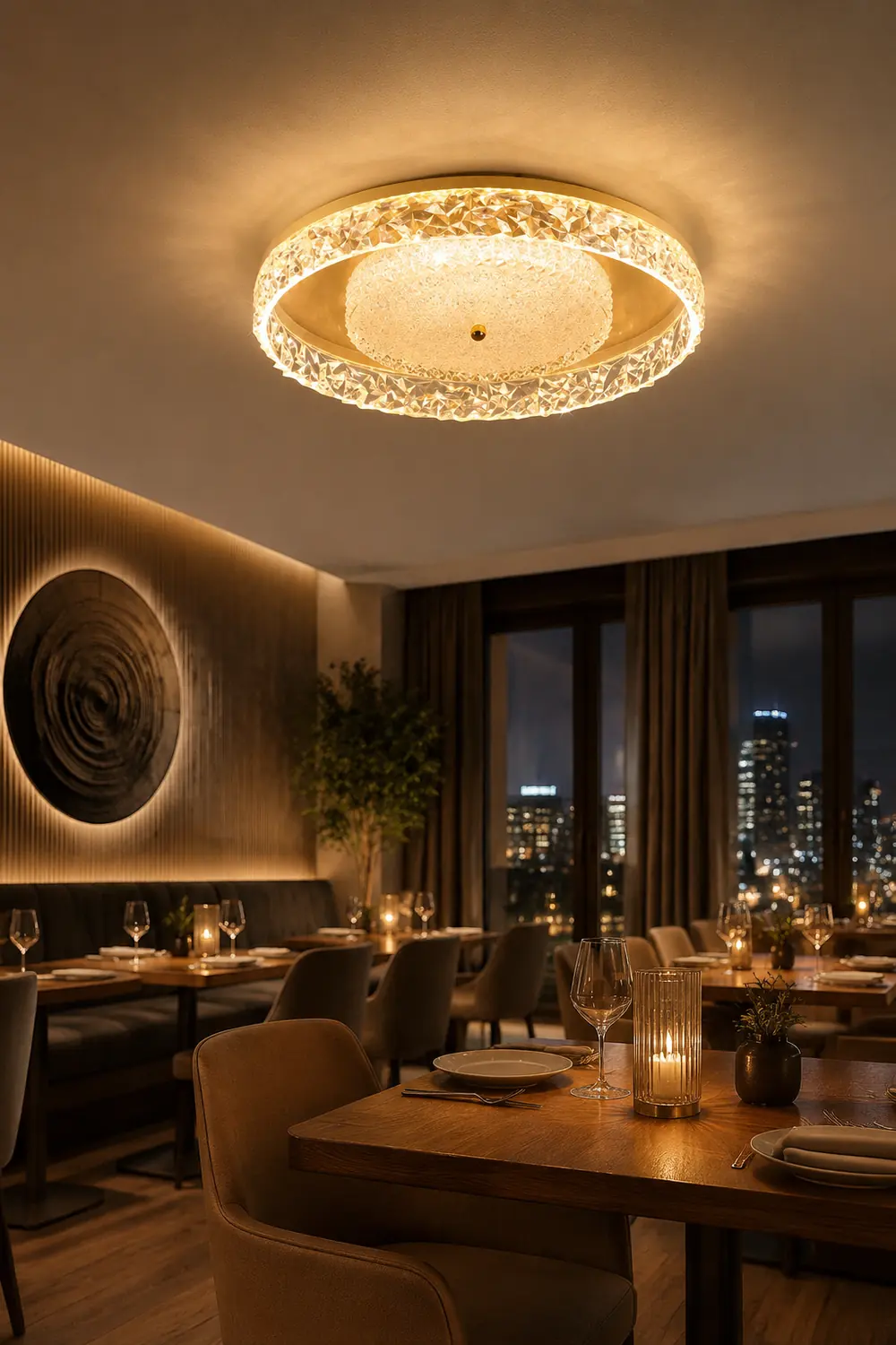 Crystal Embedded Ceiling lamp - Lumpaz