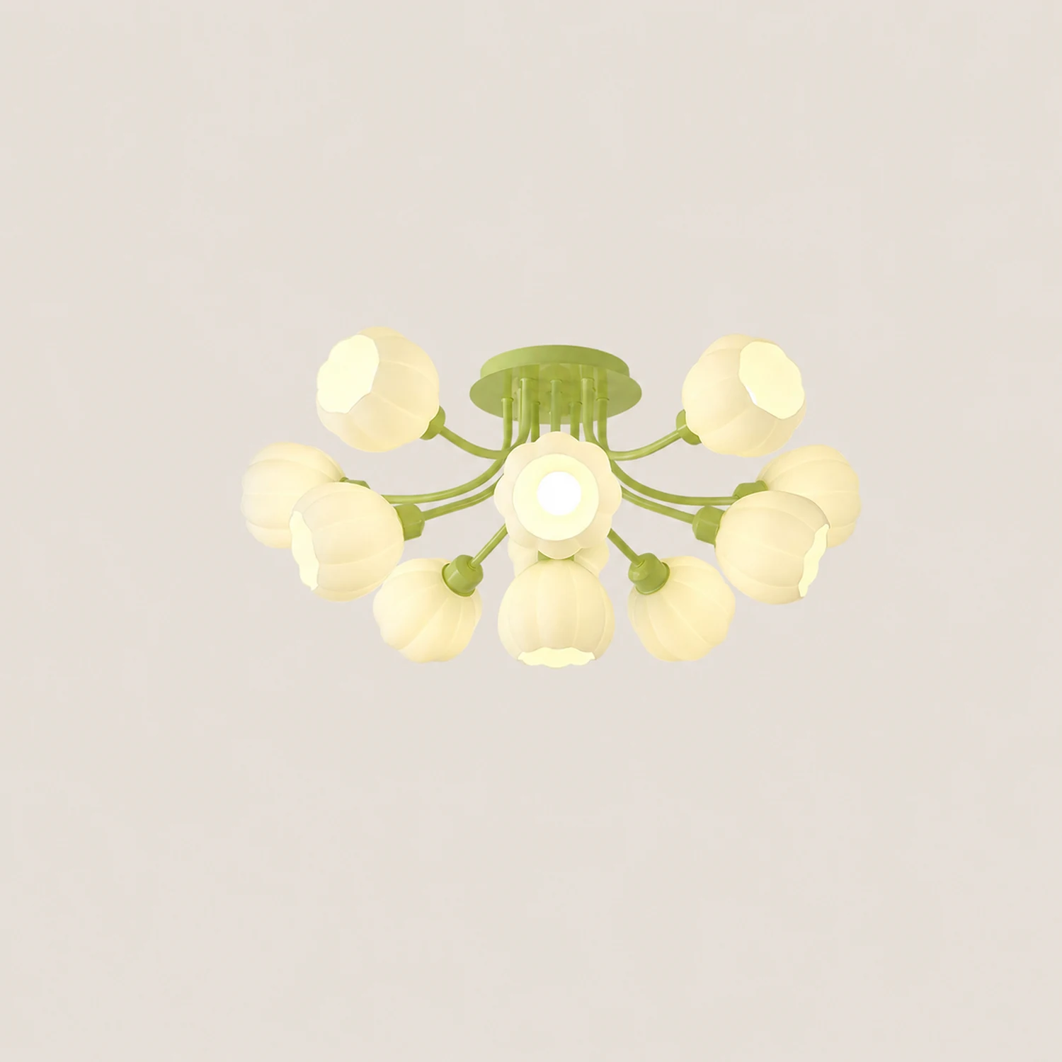 Pumpkin Matcha Ceiling Lamp - Lumpaz