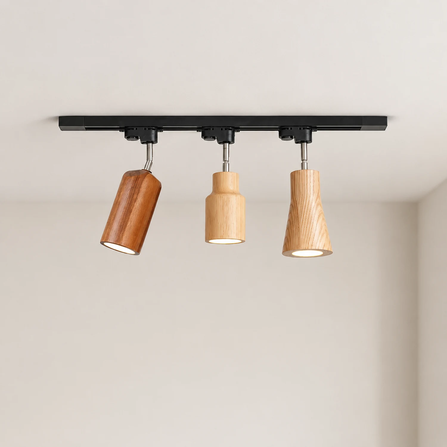 Wood Track Ceiling Lamp - Lumpaz