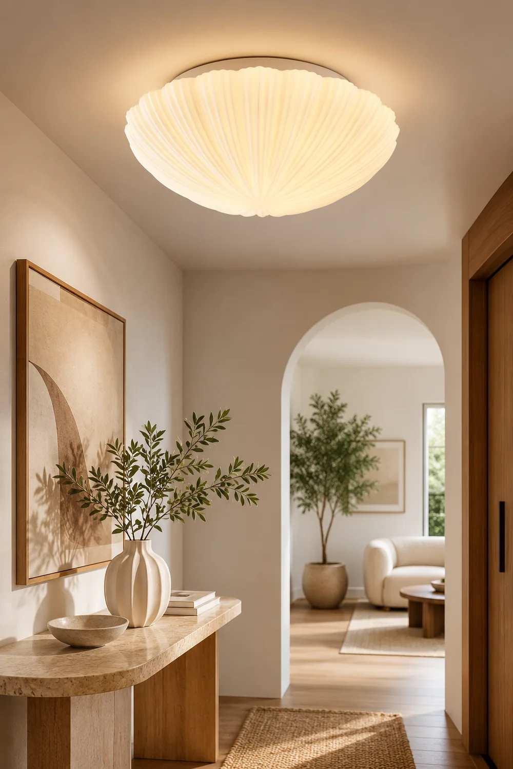 Devan Seashell Ceiling Lamp - Lumpaz
