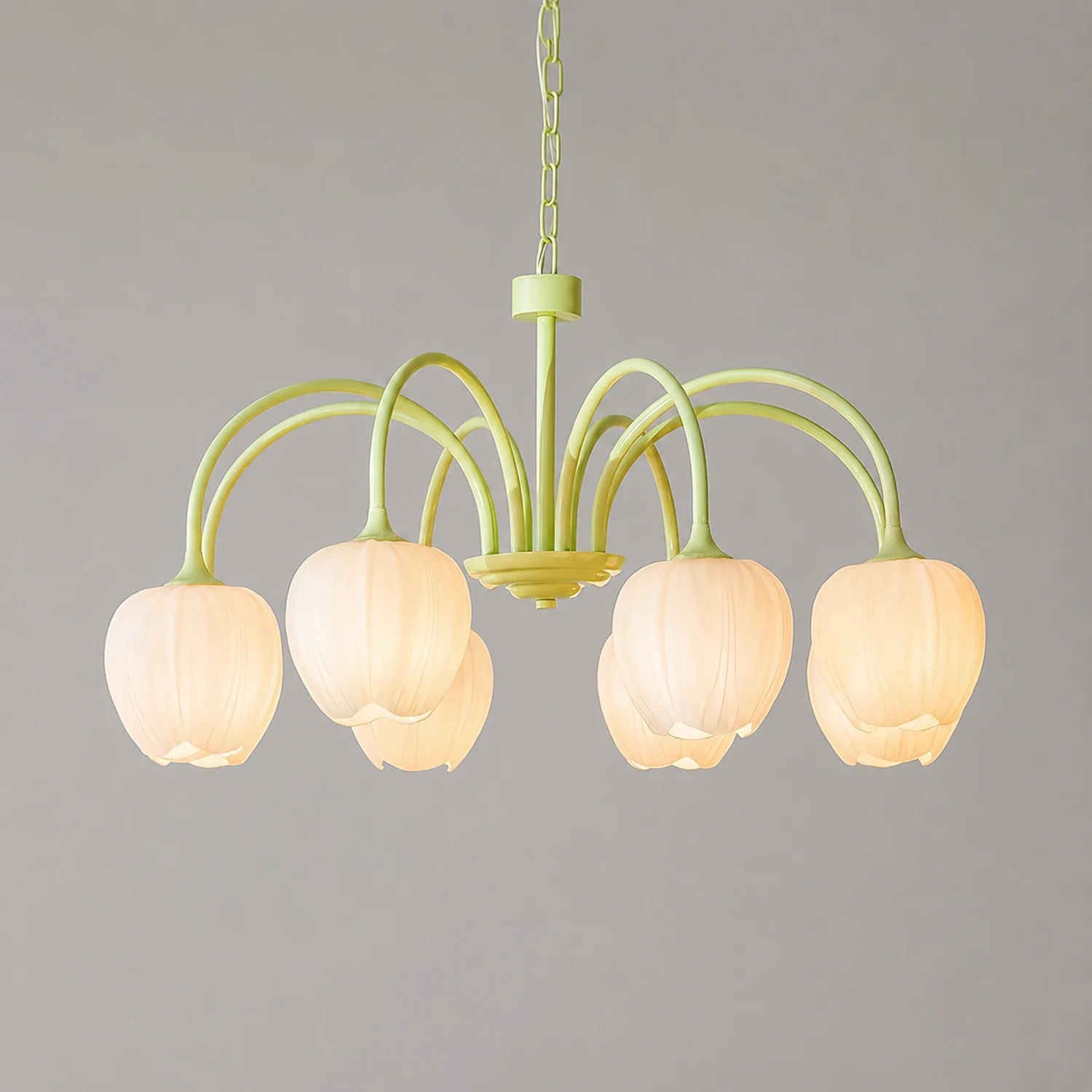 Tulip Matcha Chandelier - Lumpaz