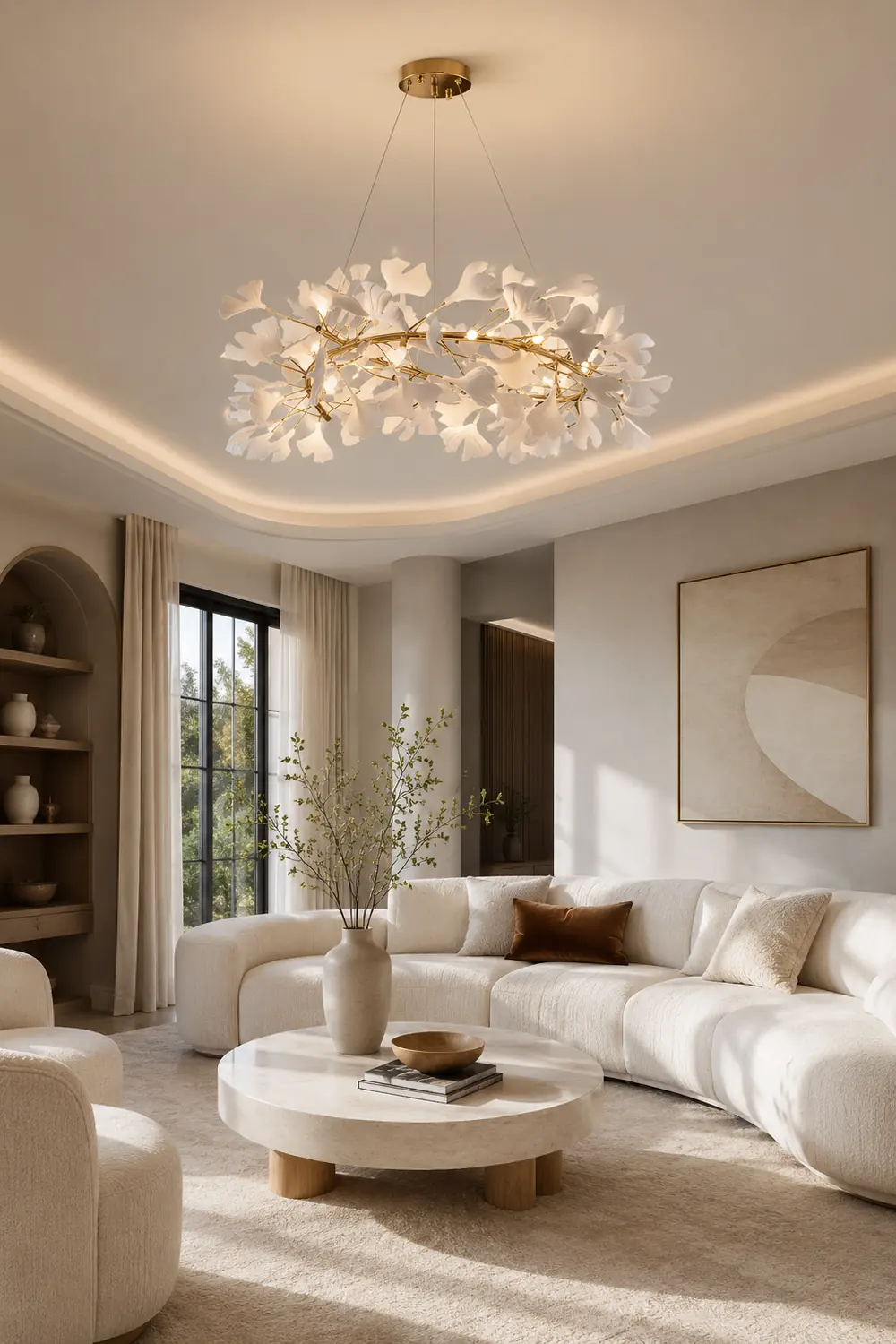 Gingko Chandelier U - Lumpaz
