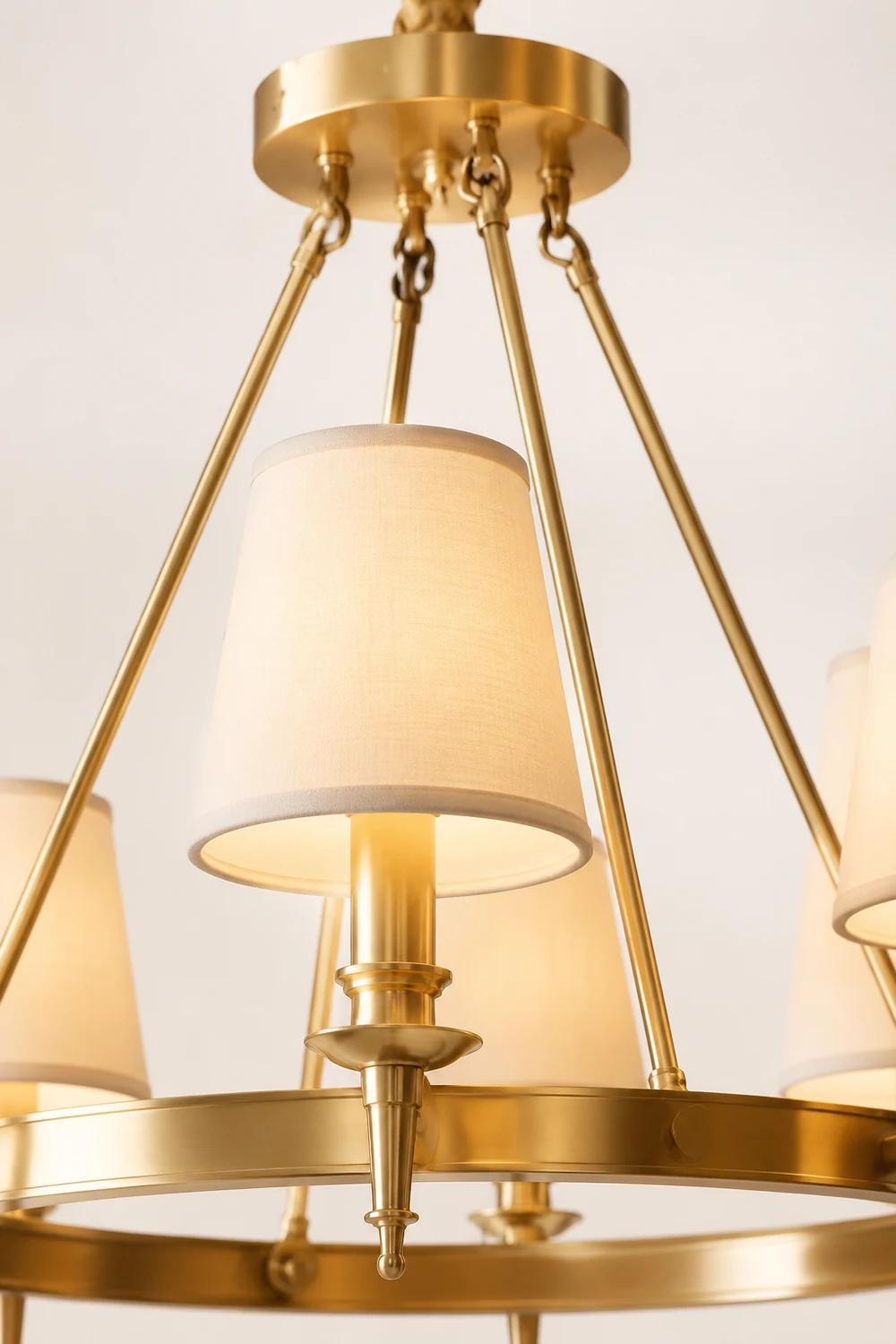 Antique Brass Chandelier - Lumpaz