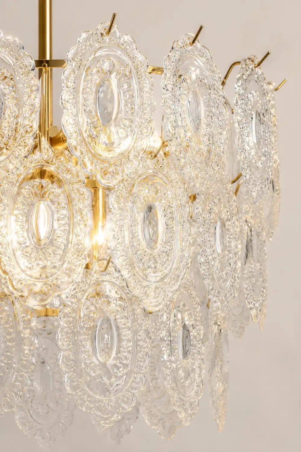 Wave Glass Chandelier - Lumpaz