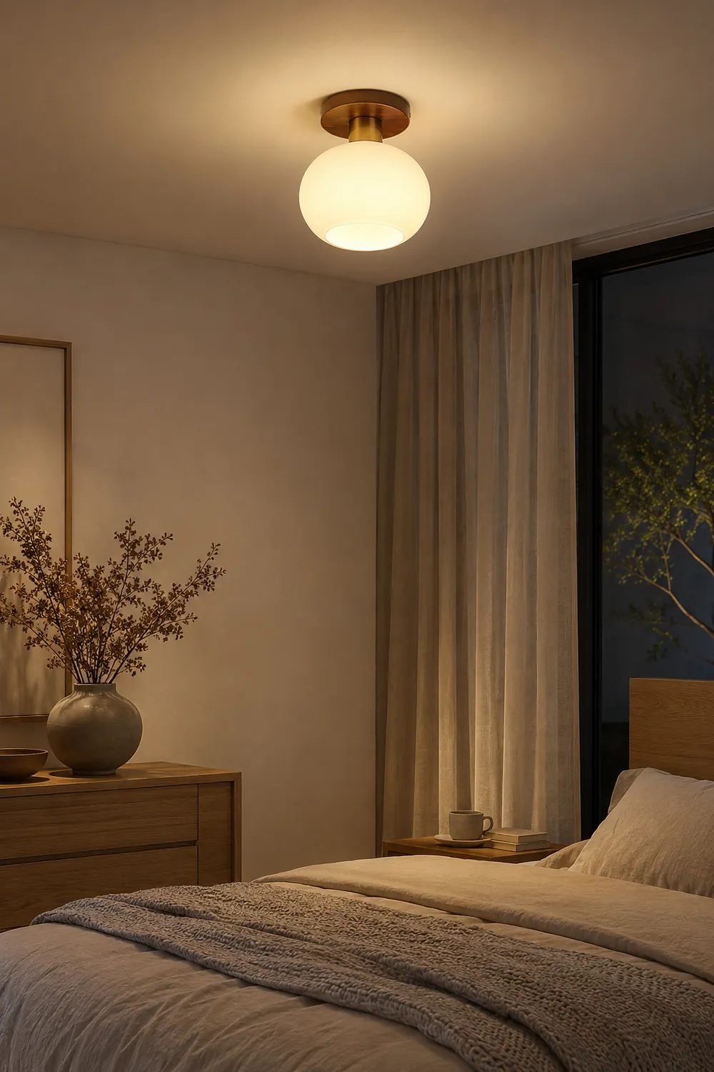 White Shell Ceiling Lamp - Lumpaz