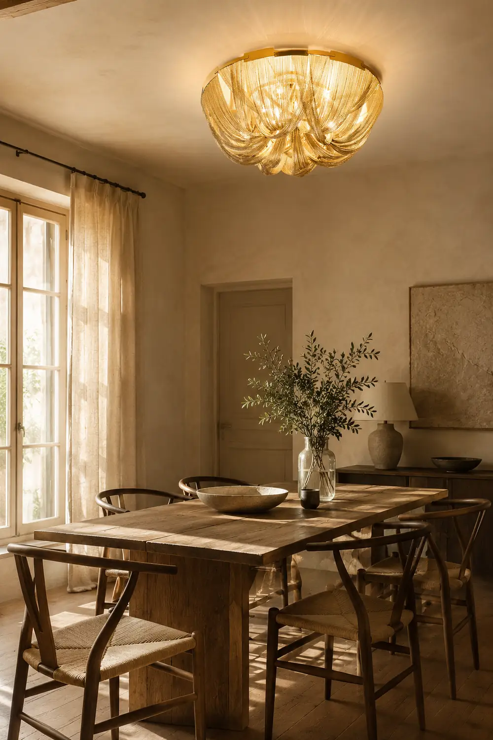 Tassel Aluminum Chain Ceiling Light - Lumpaz