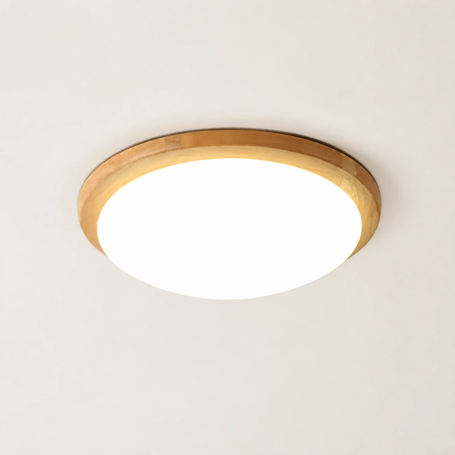Drum Wood Ceiling Lamp - Lumpaz
