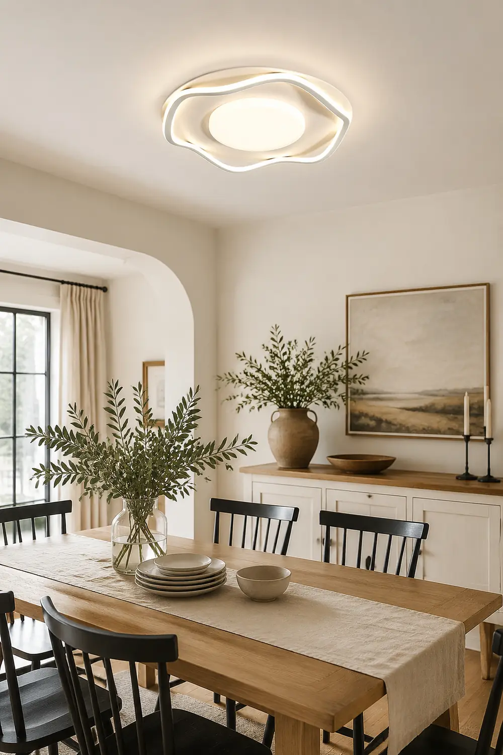 Minimalist Cloud Shape Ceiling Lamp - Lumpaz
