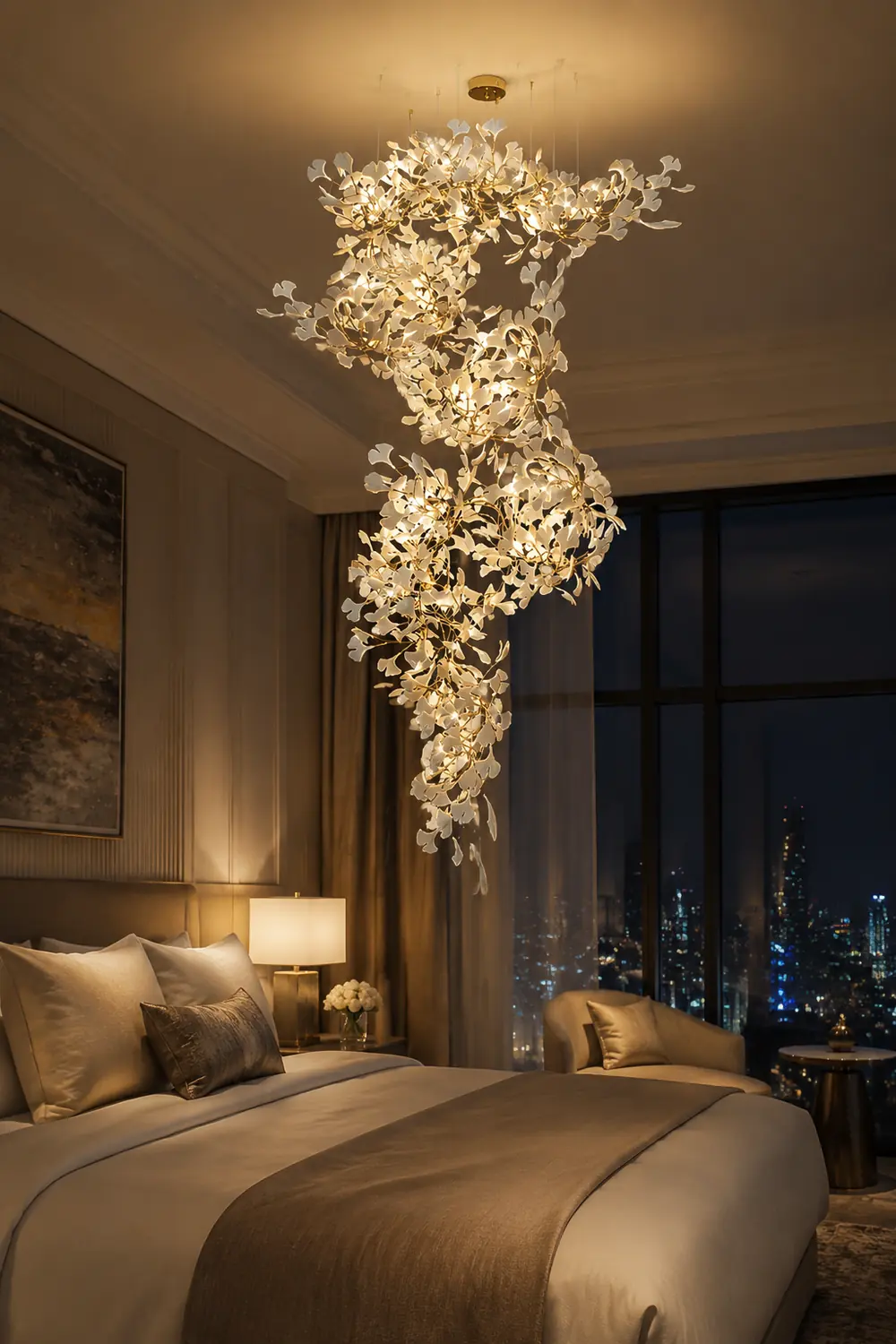 Gingko Chandelier F - Lumpaz
