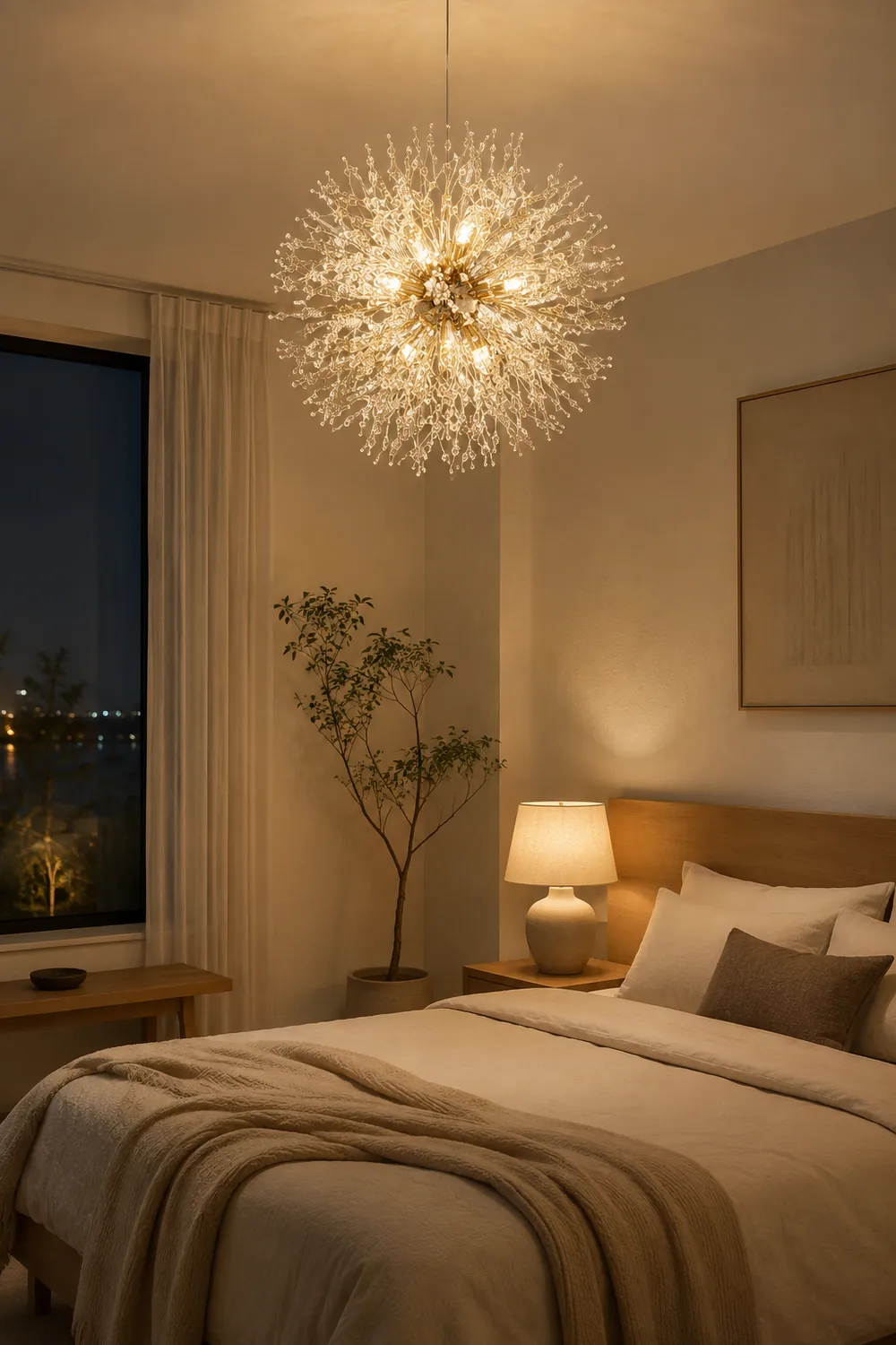 Crystal Dandelion Chandelier - Lumpaz