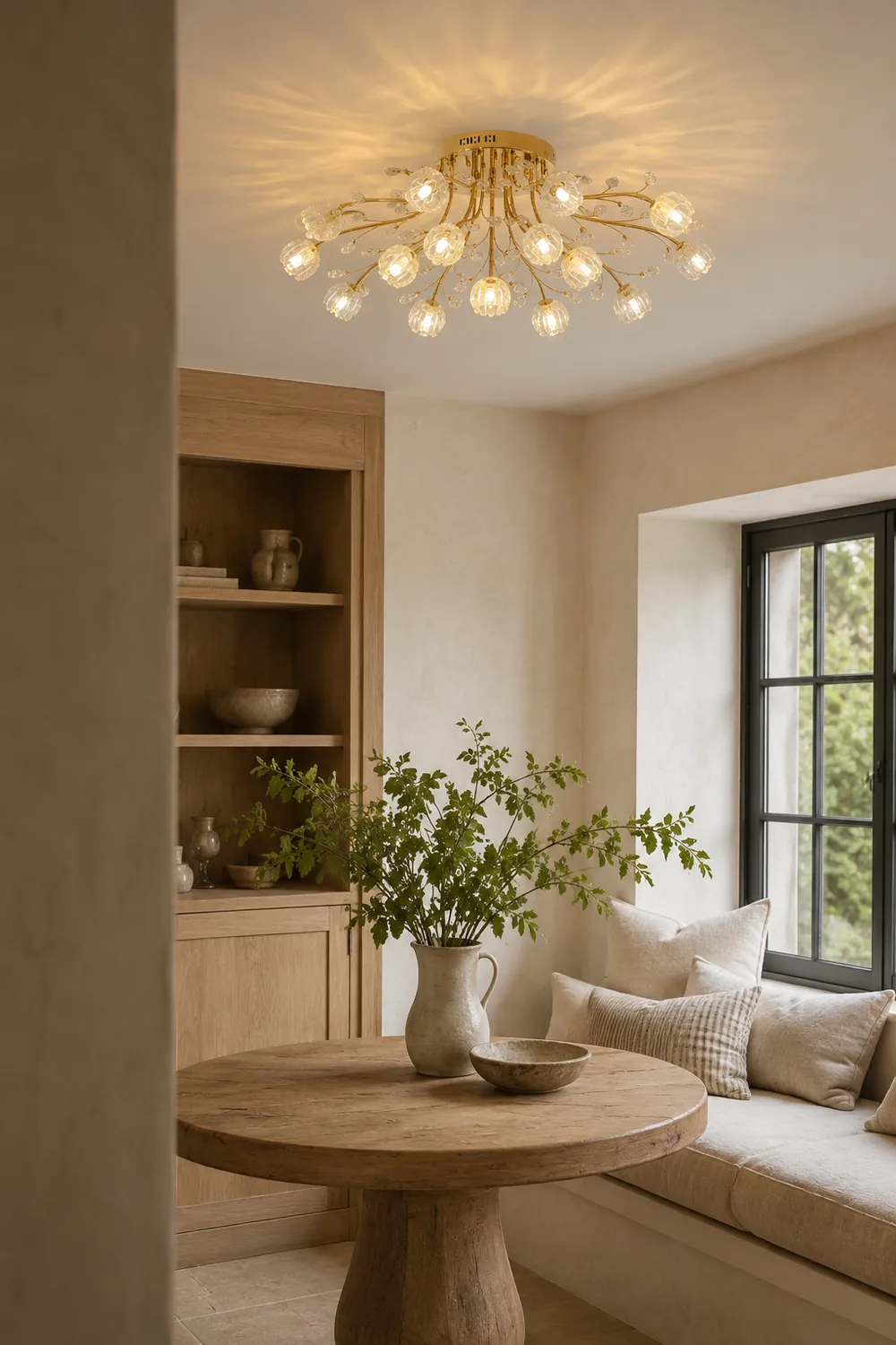 Crystal Flower Ceiling Light - Lumpaz