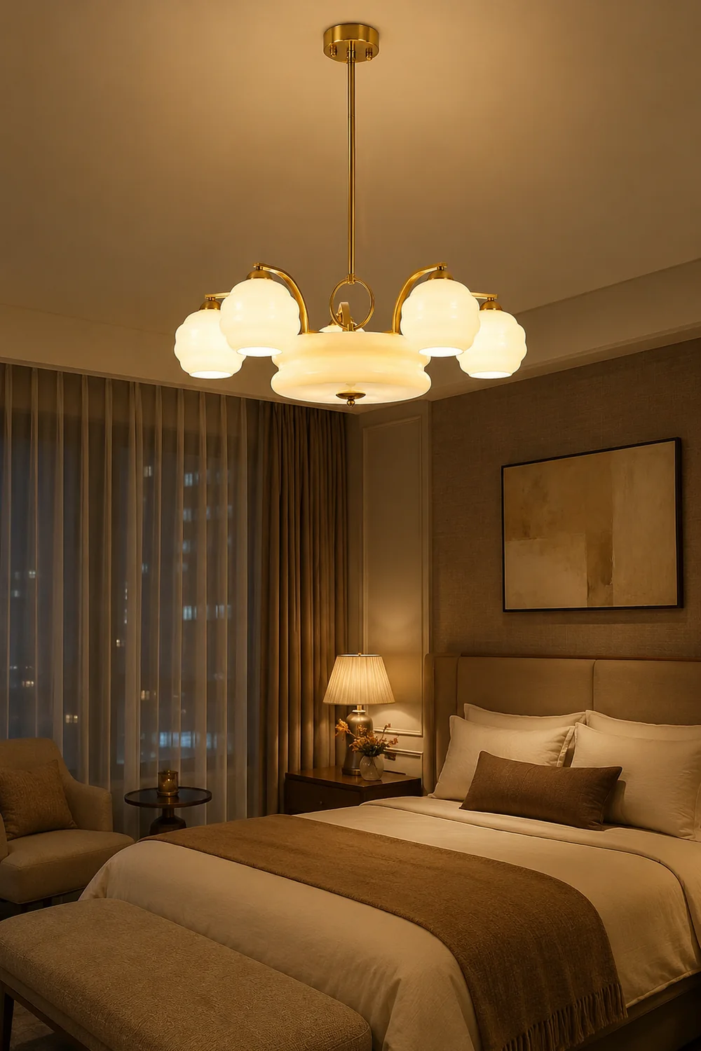 Art Deco Vintage Chandelier - Lumpaz