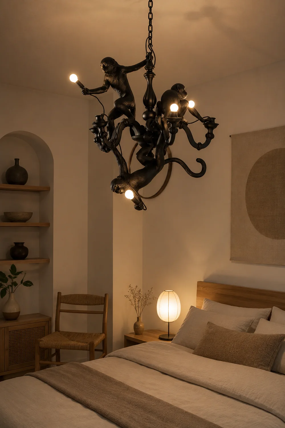 Monkey Chandelier - Lumpaz