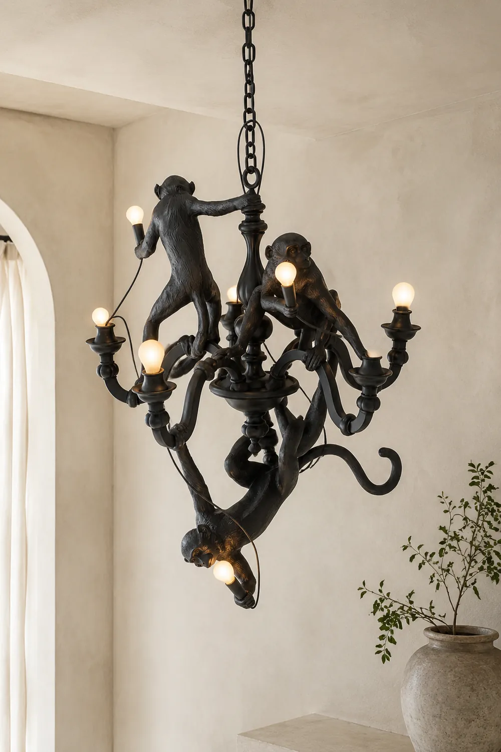 Monkey Chandelier - Lumpaz