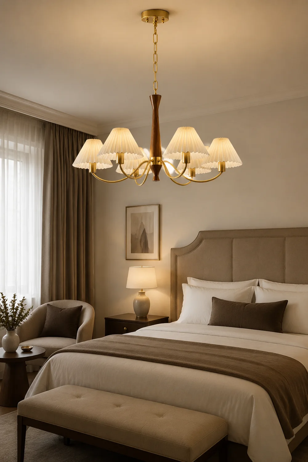 Pleated Chandelier - Lumpaz