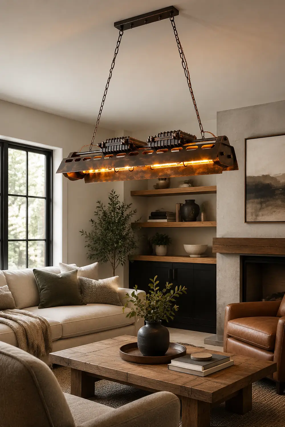 Industrial Steampunk Chandelier - Lumpaz