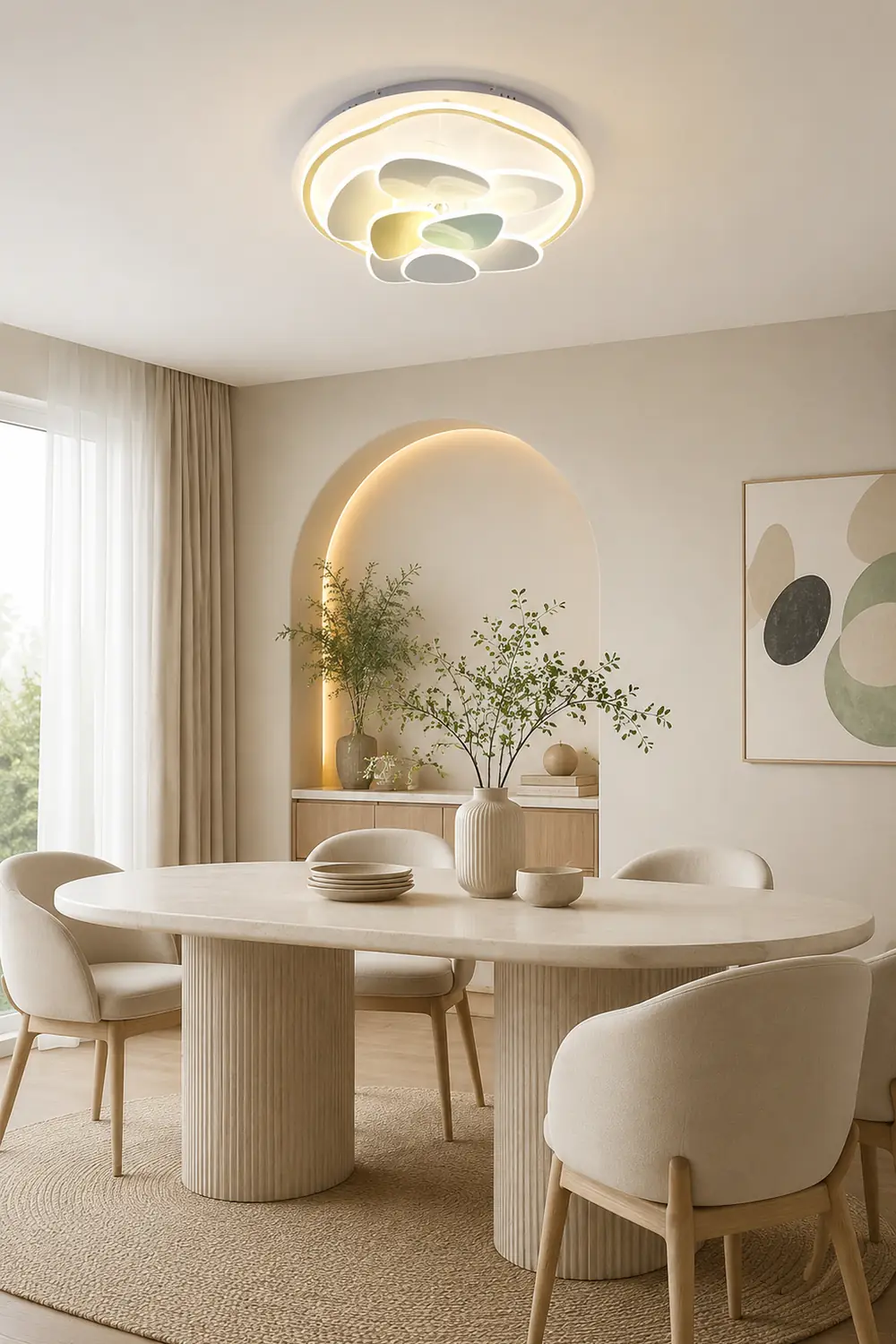 Colorful Cloud Round Ceiling Lamp - Lumpaz