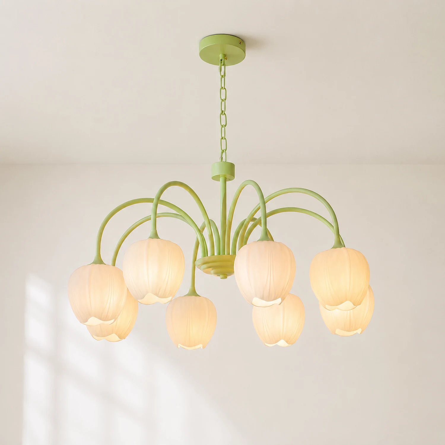 Tulip Matcha Chandelier - Lumpaz