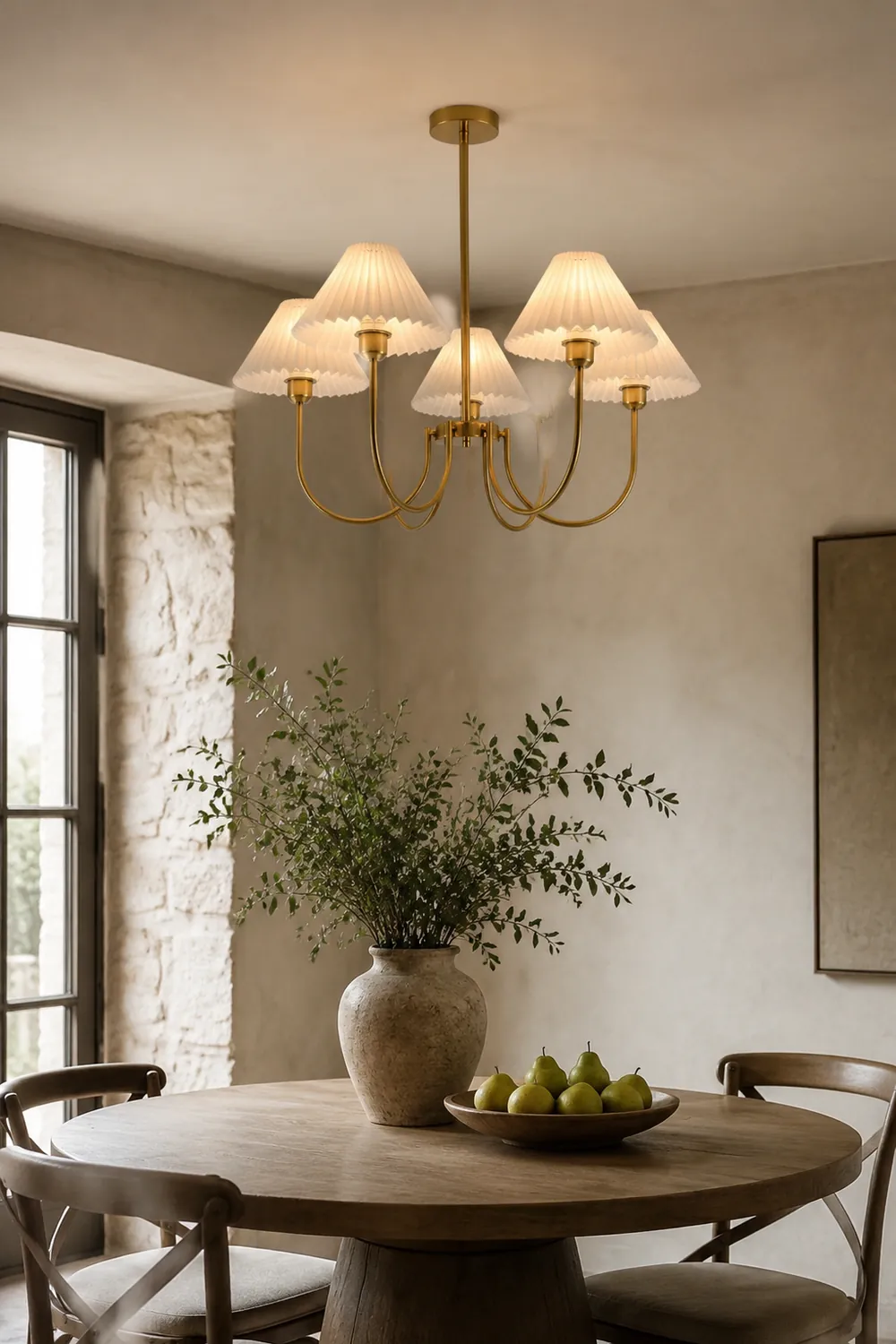 Lenore Pleated Chandelier - Lumpaz