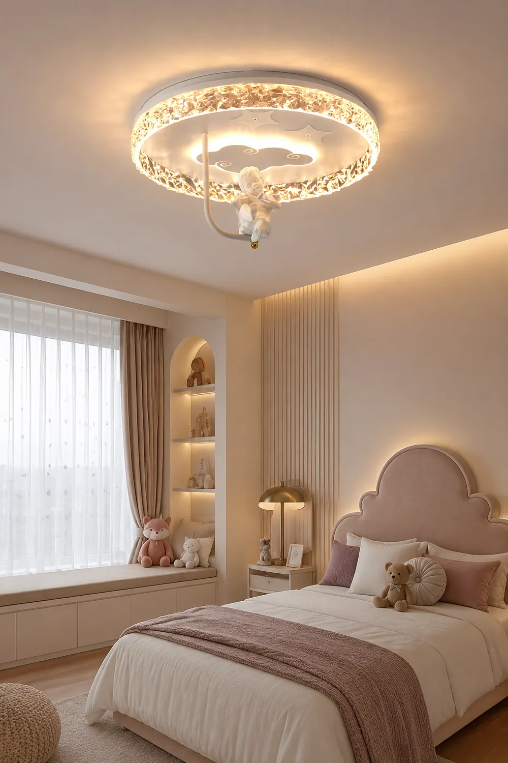 Round Carousel Children's Ceiling Lamp - Lumpaz