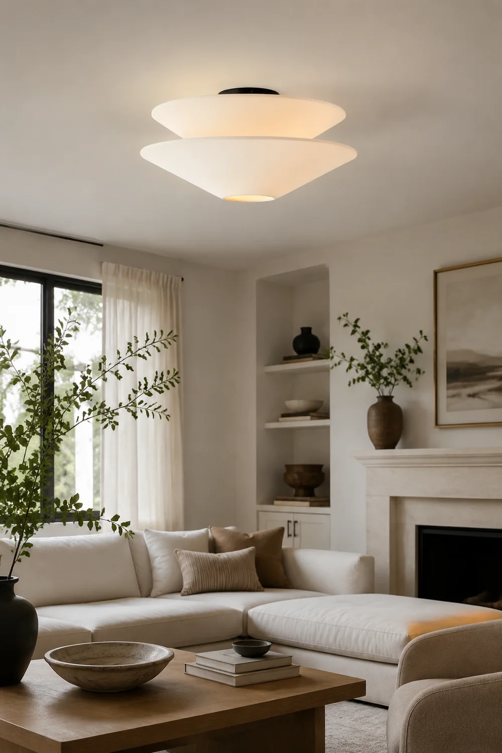 Gull Flushmount Ceiling Light - Lumpaz