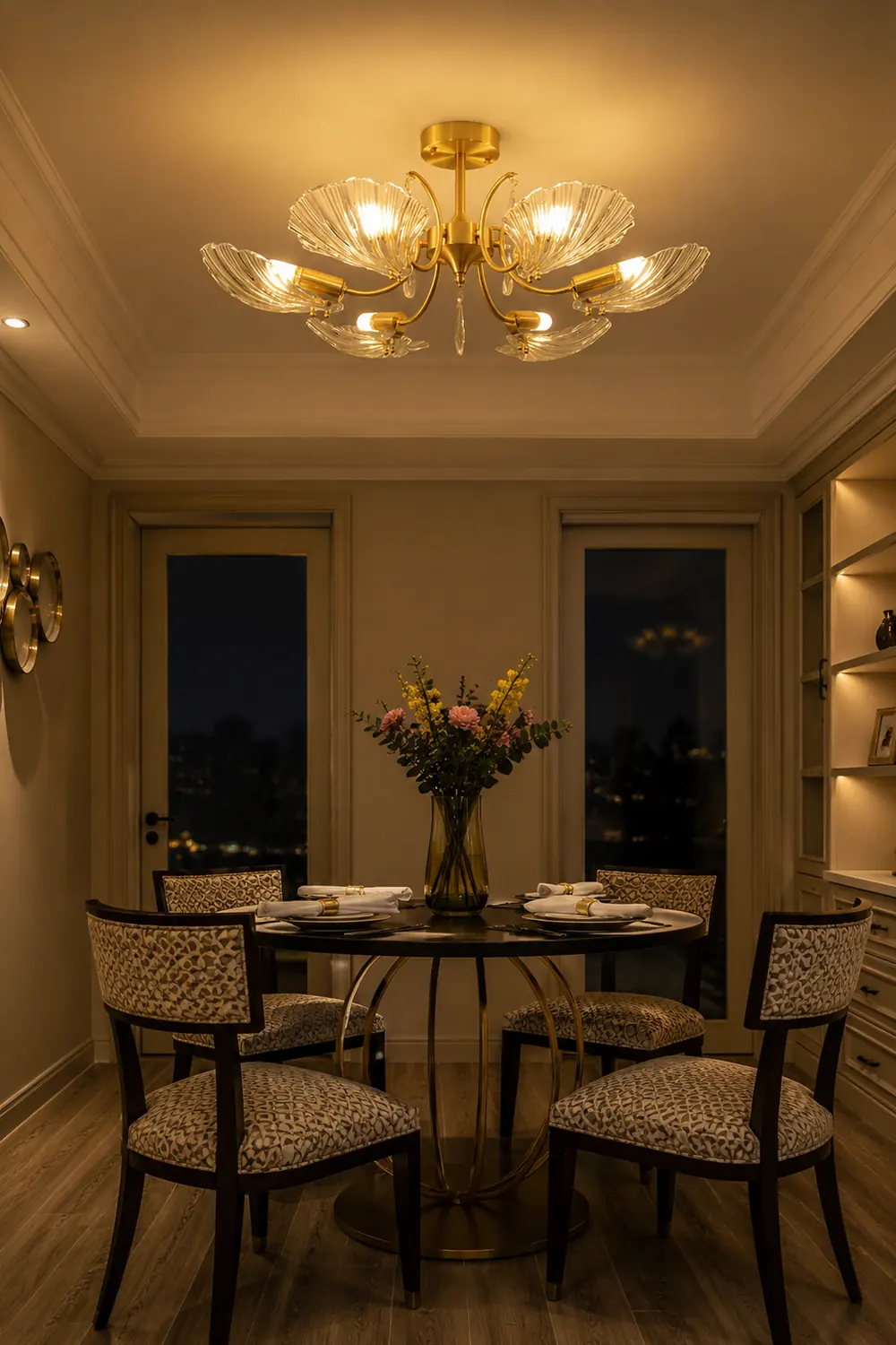 Shell Brass Ceiling Lamp - Lumpaz