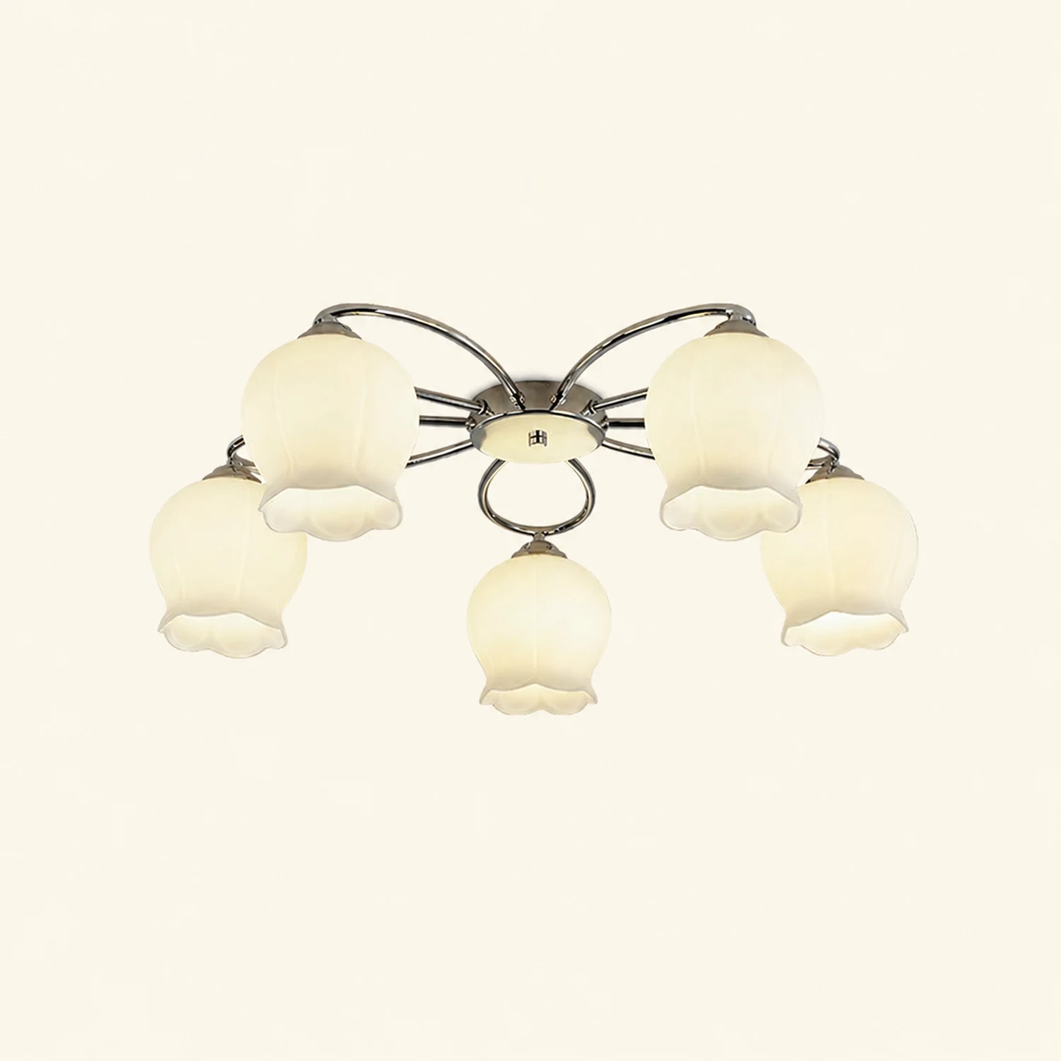 Floral Glass Ceiling Lamp - Lumpaz
